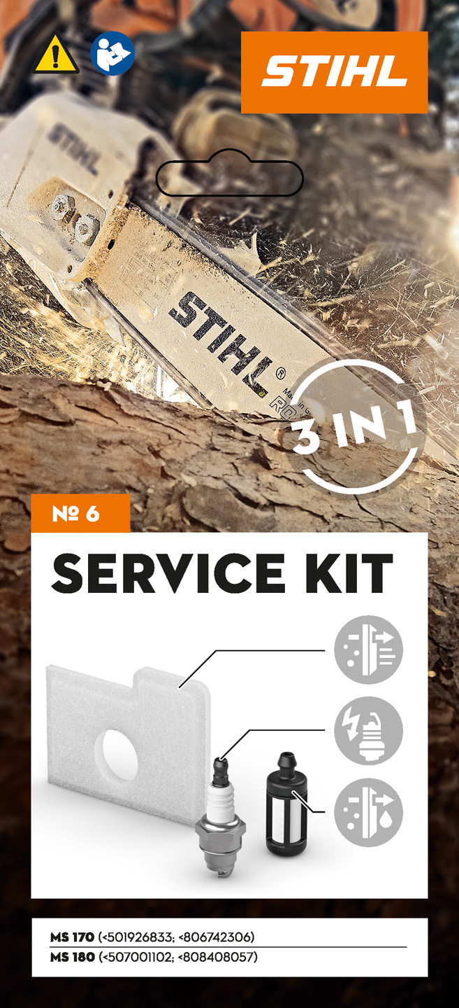 For STIHL Air Kit Filtre MS170 MS180 Tronçonneuse Remplacement Pratique Durable 