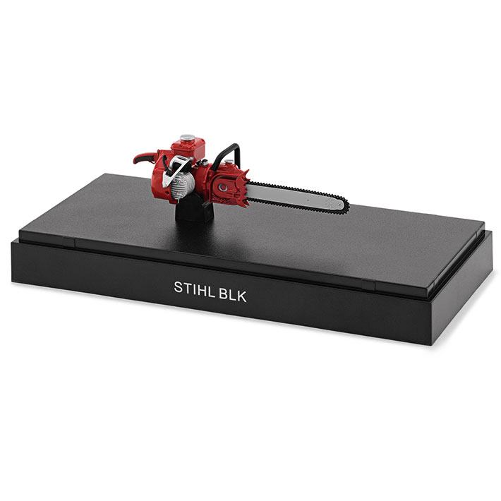 Modèle de tronçonneuse historique type BLK STIHL