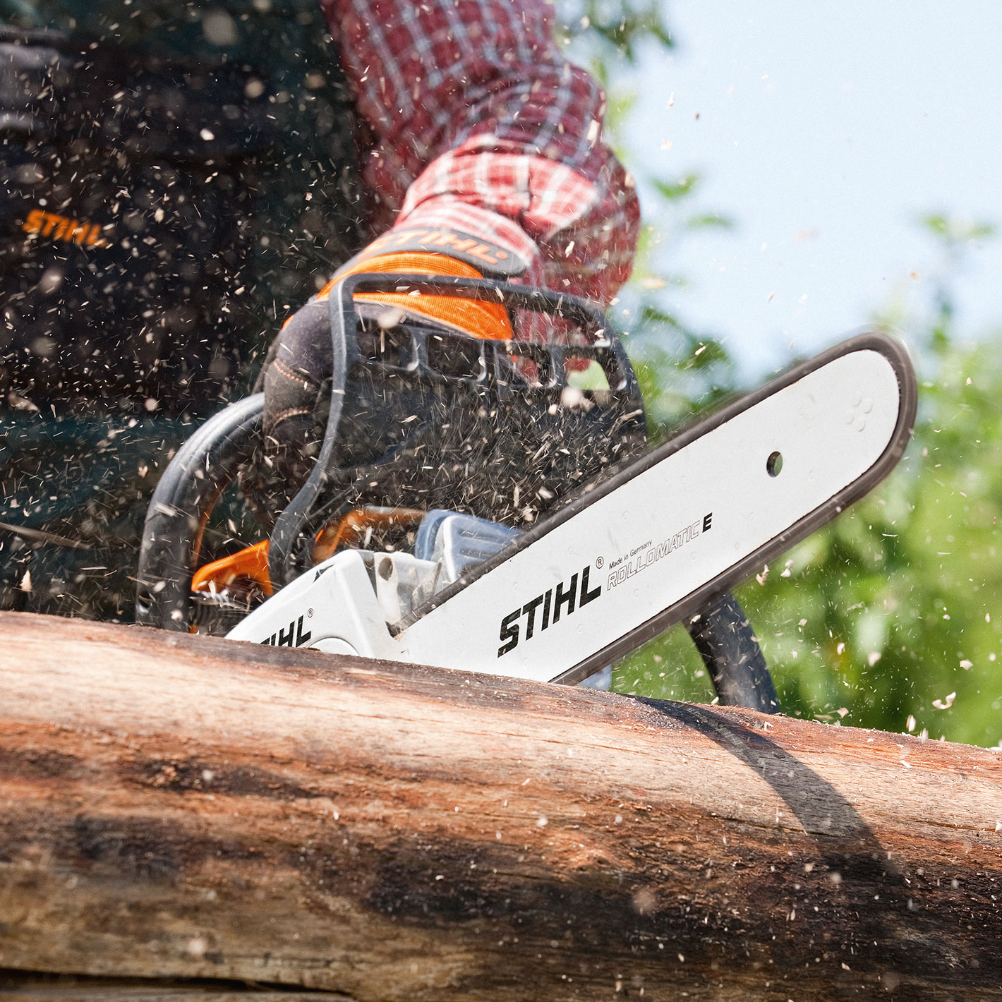 Support Mural Tronçonneuse STIHL - Ajustable MS170 MS250 Etc. - Avec Crochet Chaîne Et Tournevis - Orange