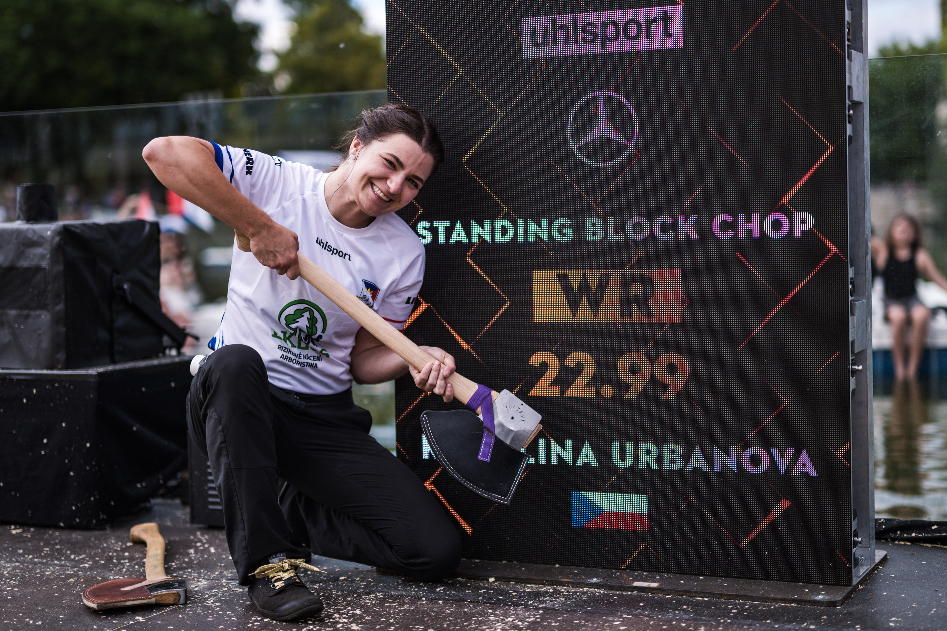 Karolina Urbanová (World Record Holder Women's Standing Block)