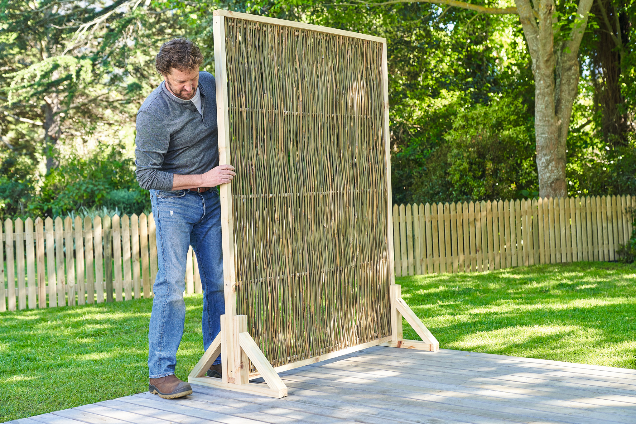 Brise Vue En Palette Fait Maison Fabriquer soi-même un brise-vue | STIHL