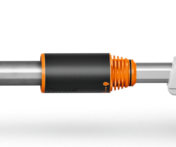 Telescoopsteel met roterende snelspanhendel
