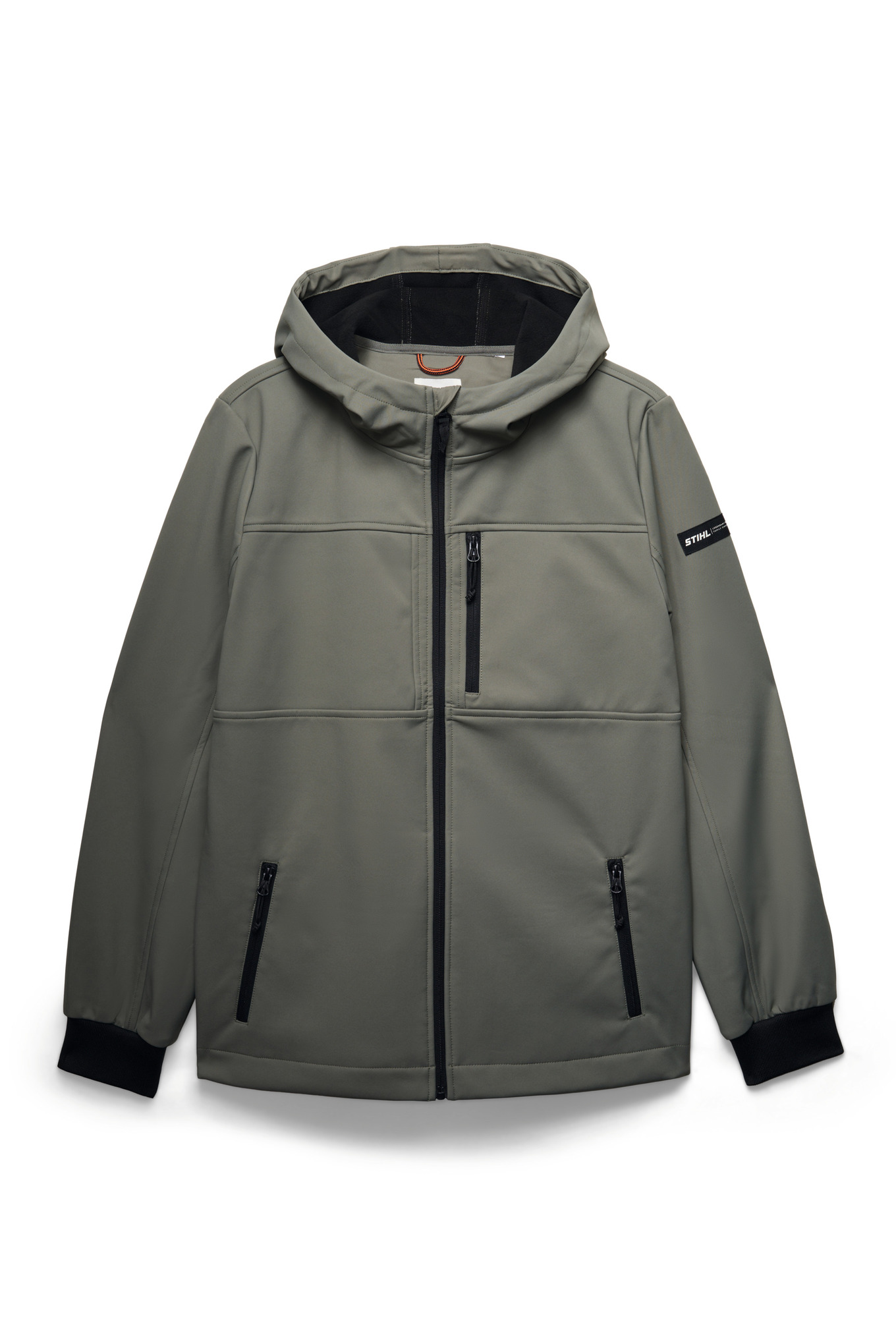 Veste softshell CASUAL verte Homme