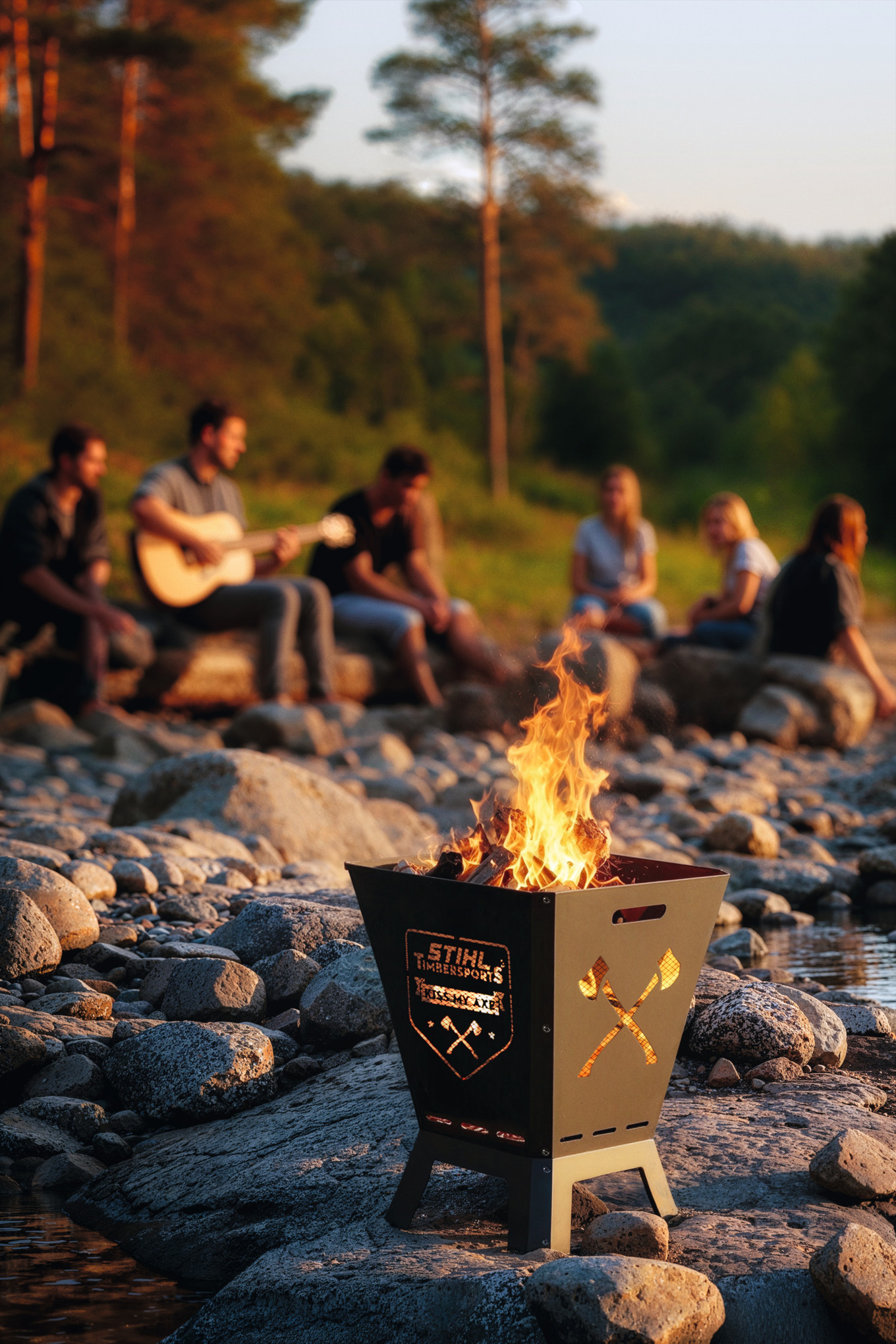 Brasero avec barbecue TIMBERSPORTS®