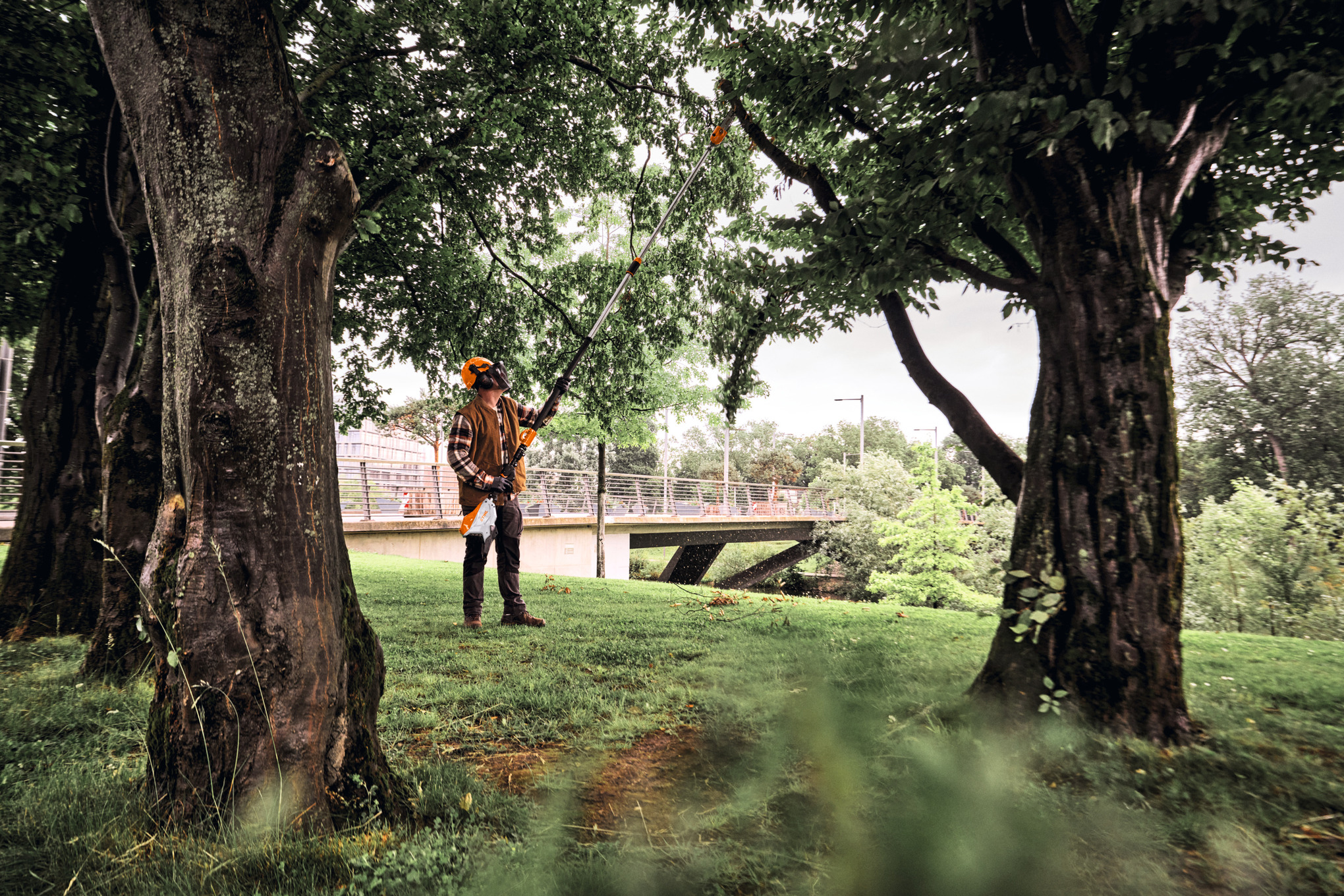 Perche élagueuse sur batterie HTA 140 B
