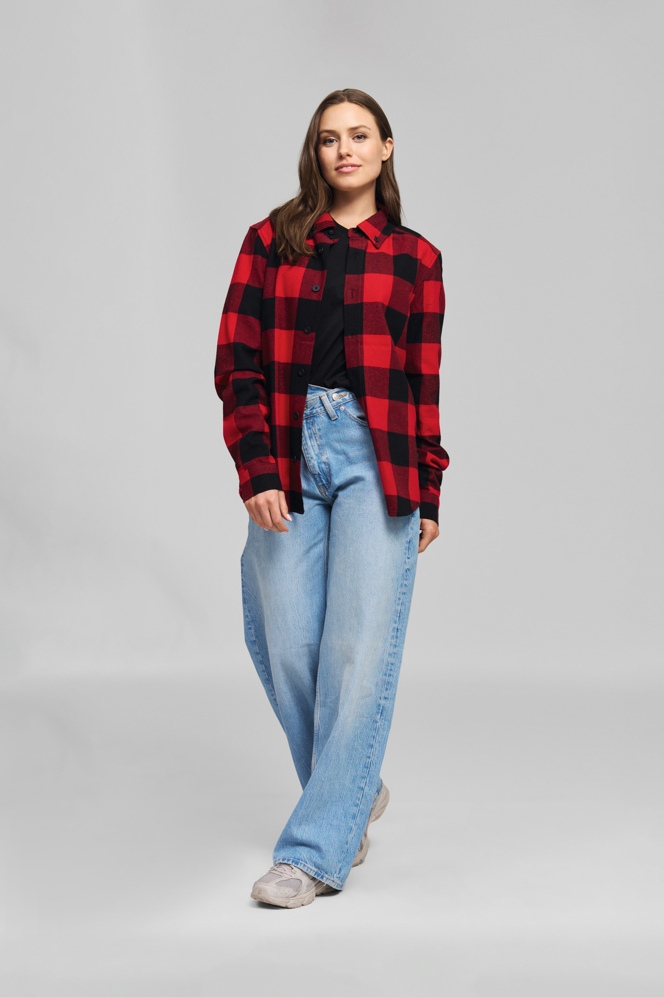 Hemd PLAID RED BLACK Unisex