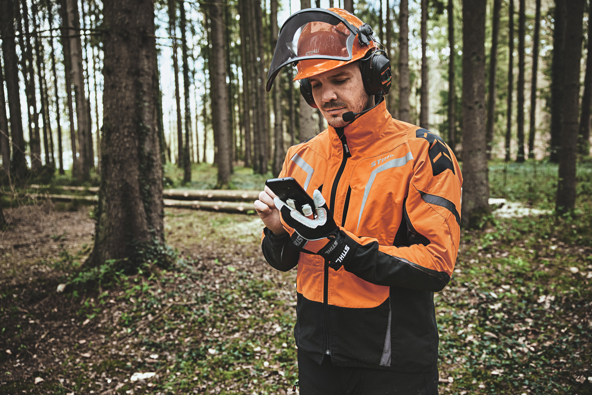 Casque forestier ADVANCE X-Vent ProCOM