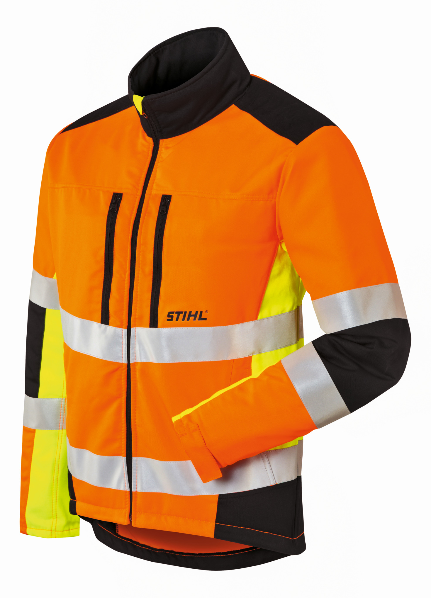 Reflecterend jack met bescherming tegen snijwonden