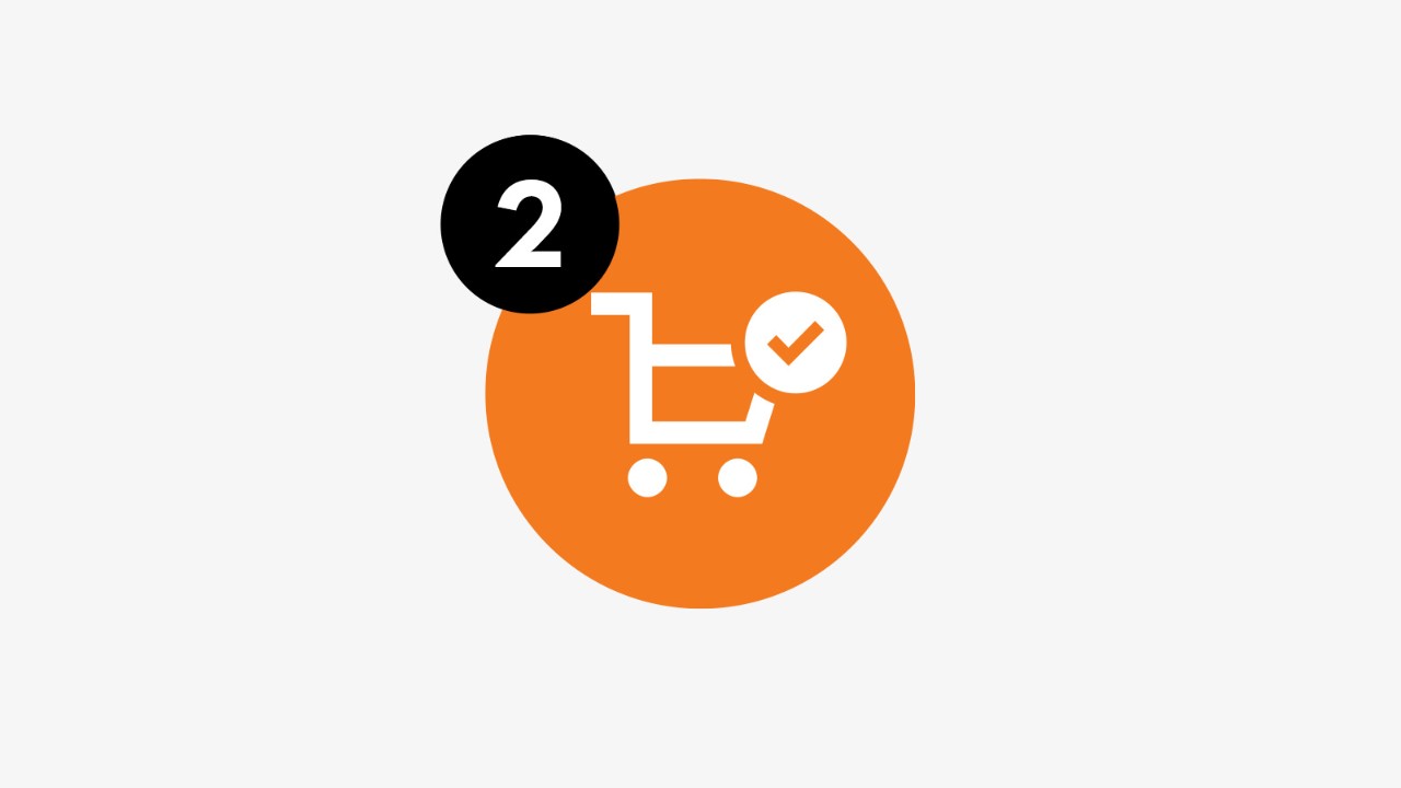 Pictogram winkelwagen