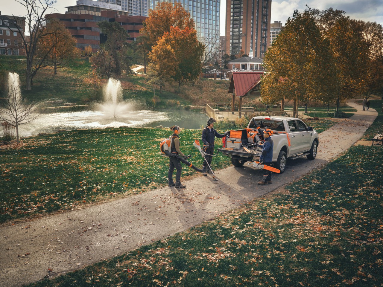 Tuinarchitecten kiezen voor STIHL-accugereedschap voor hun werk